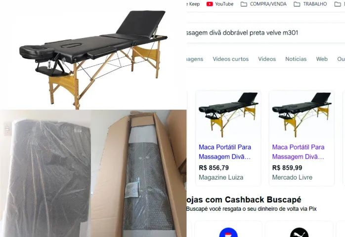 MACA PORTÁTIL DIVÃ DOBRÁVEL