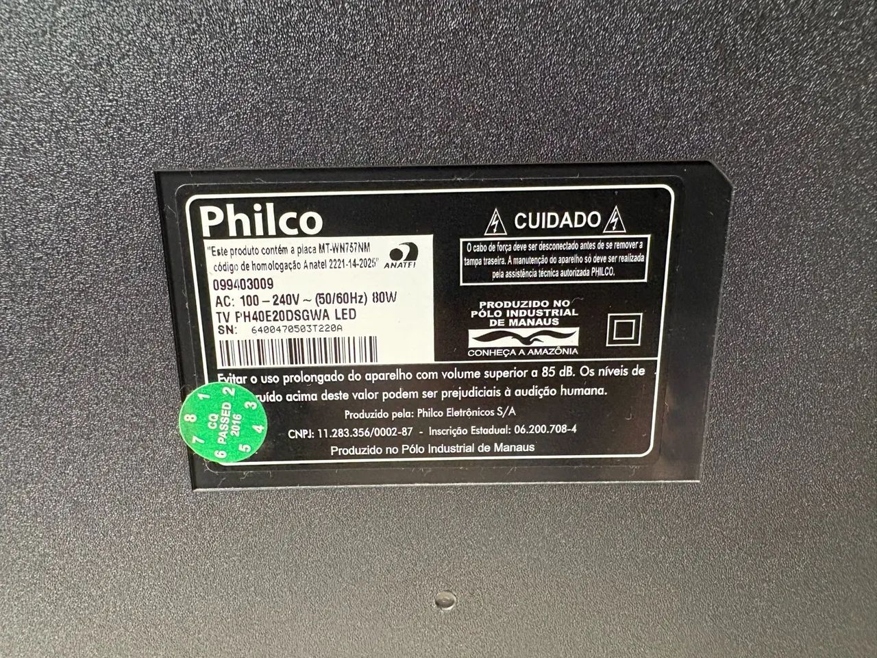? TV Philco 40? LED ? PH40E20DSGW - Foto 3