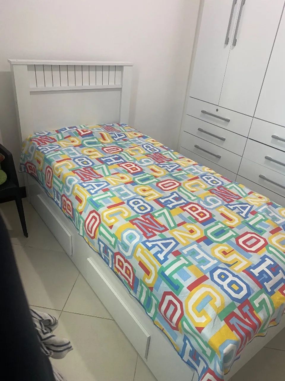 Bicama branca com 2 colchões inclusos  - Foto 5