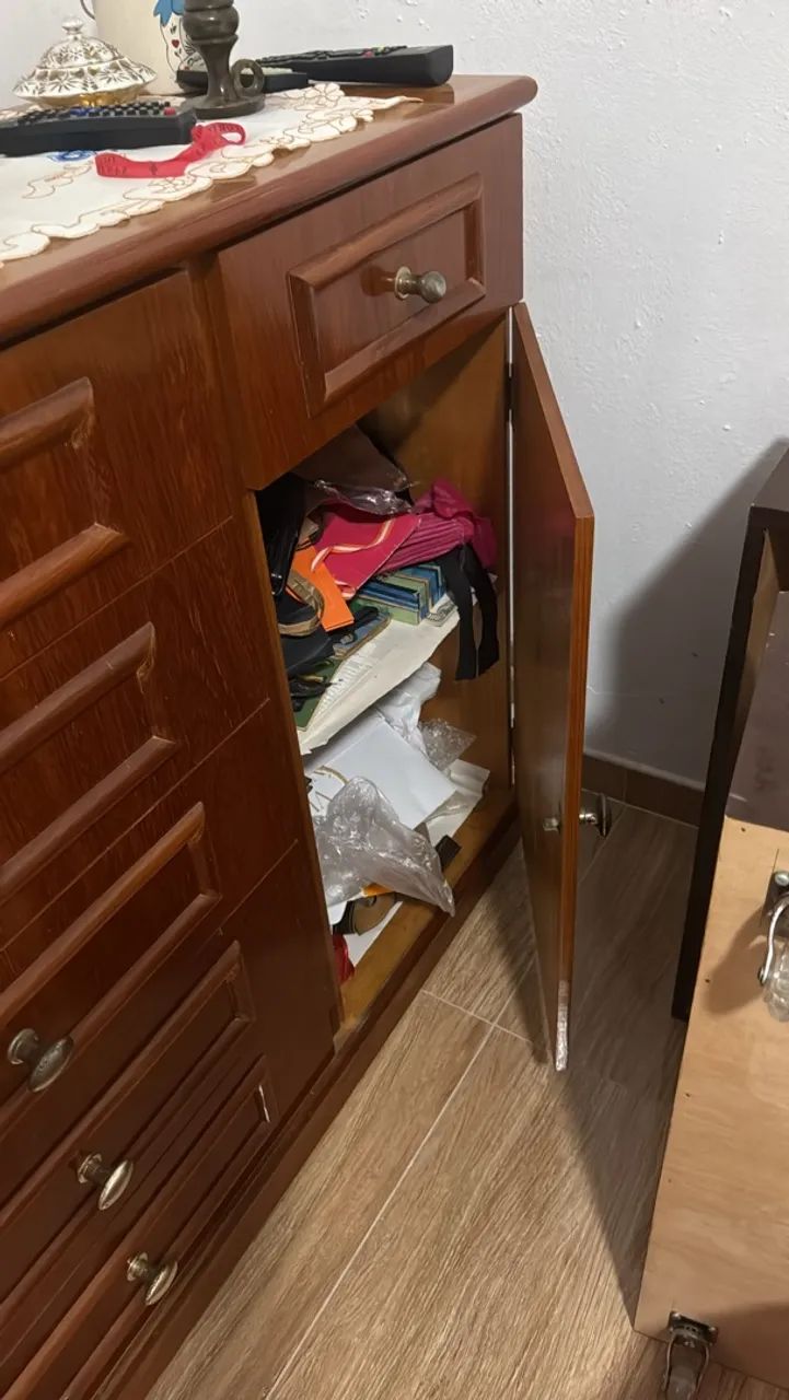 Cômoda com 6 gavetas e 2 prateleiras  - Foto 3