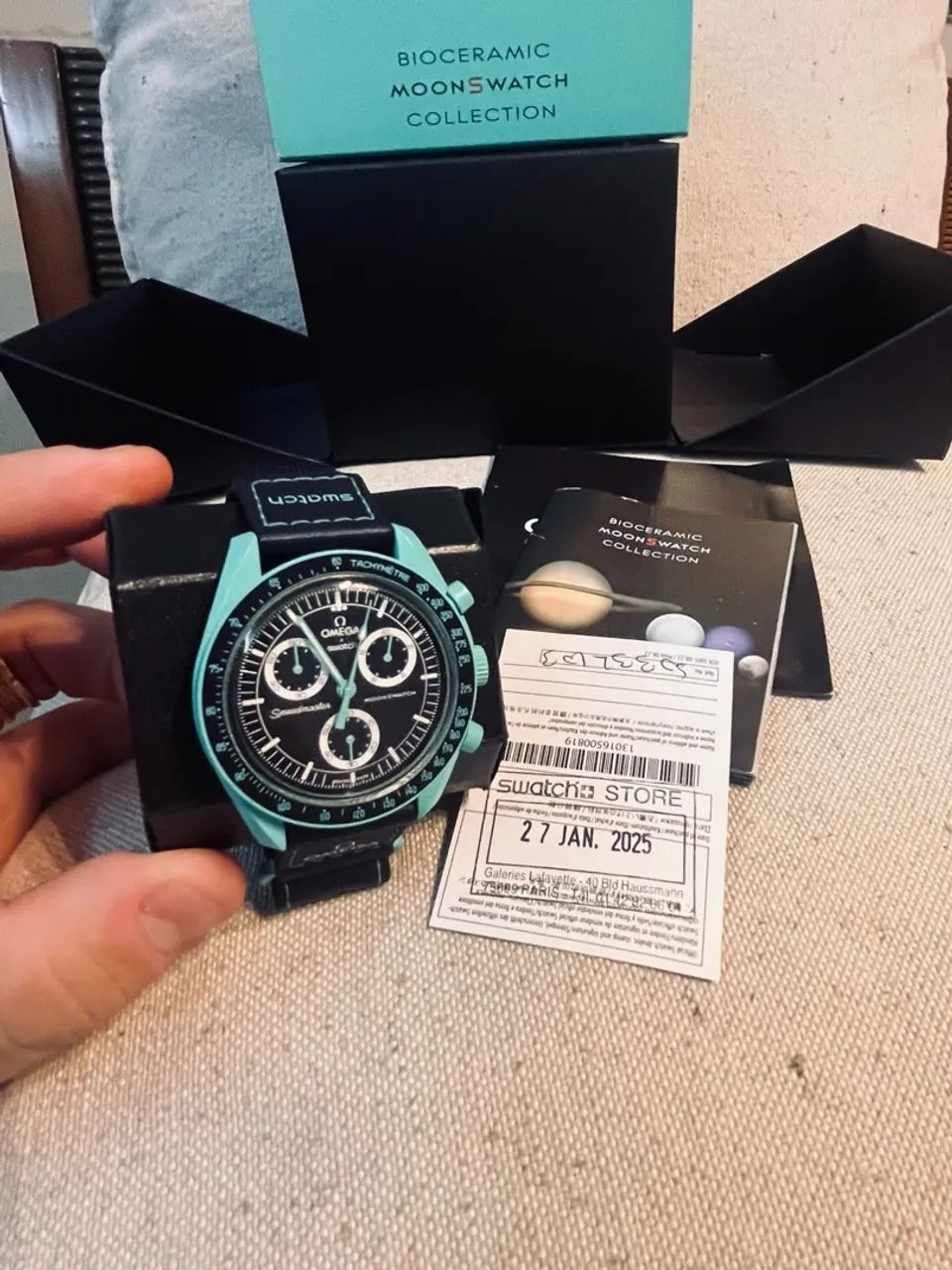 Relógio Omega x Swatch Polar  - Foto 5