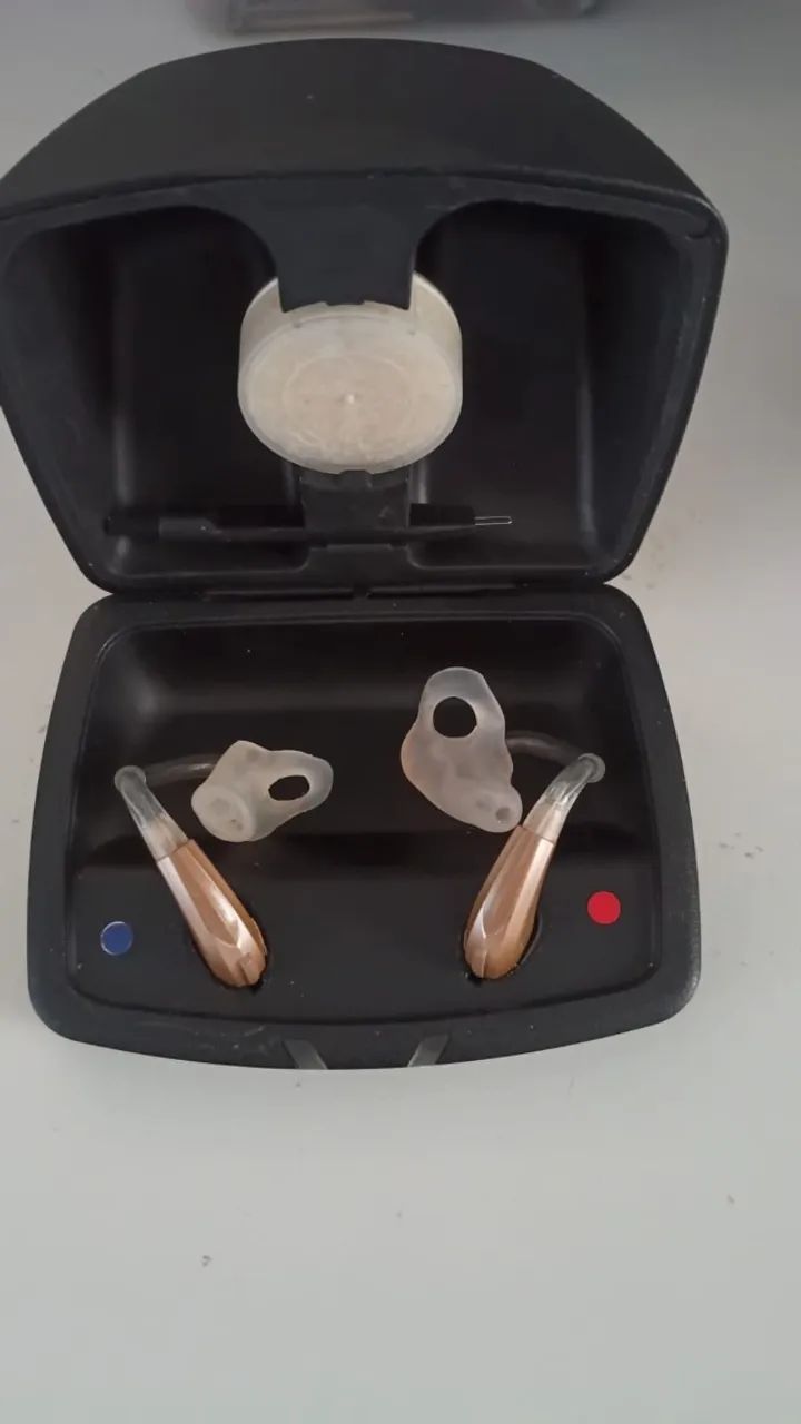 Estojo auditivo Starkey Com Par Audiosync Via Ai 1200