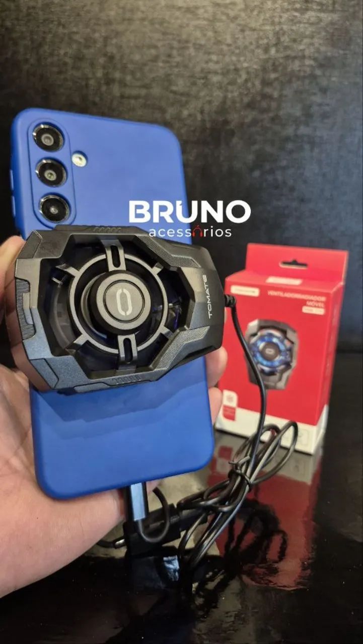 Cooler gamer para celular - resfriamento rápido e máxima performance  - Foto 2