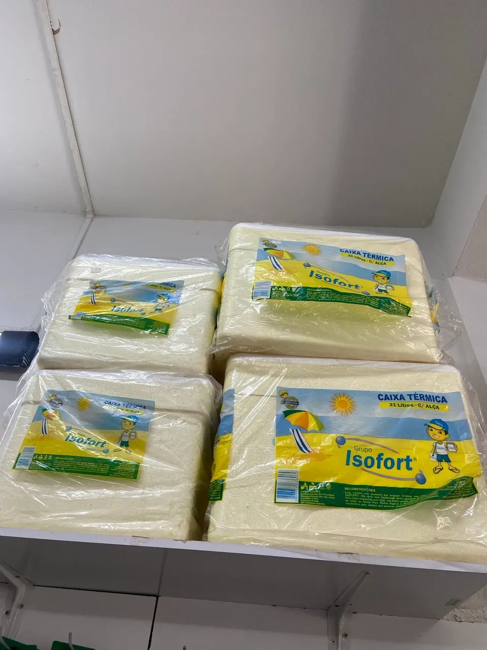 Caixa de isopor 