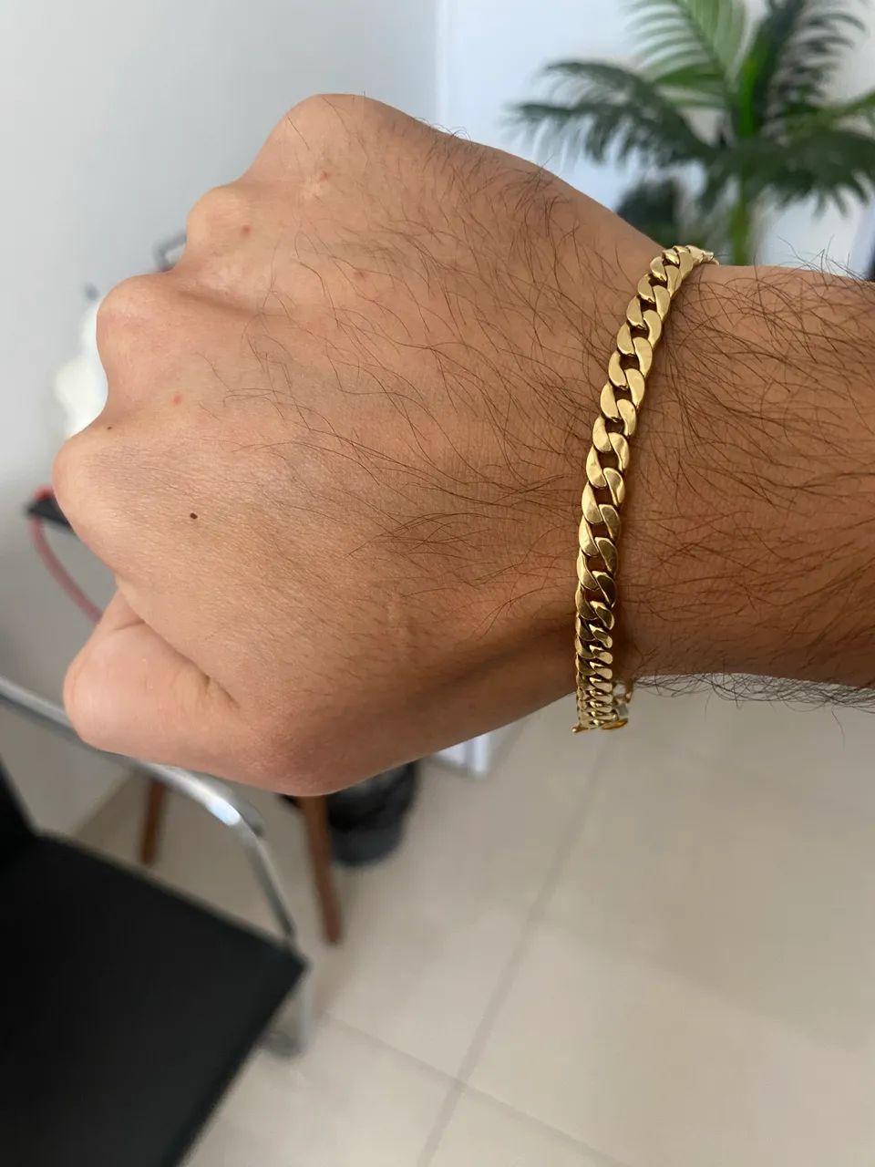 Pulseira cuban ouro 18k  - Foto 3
