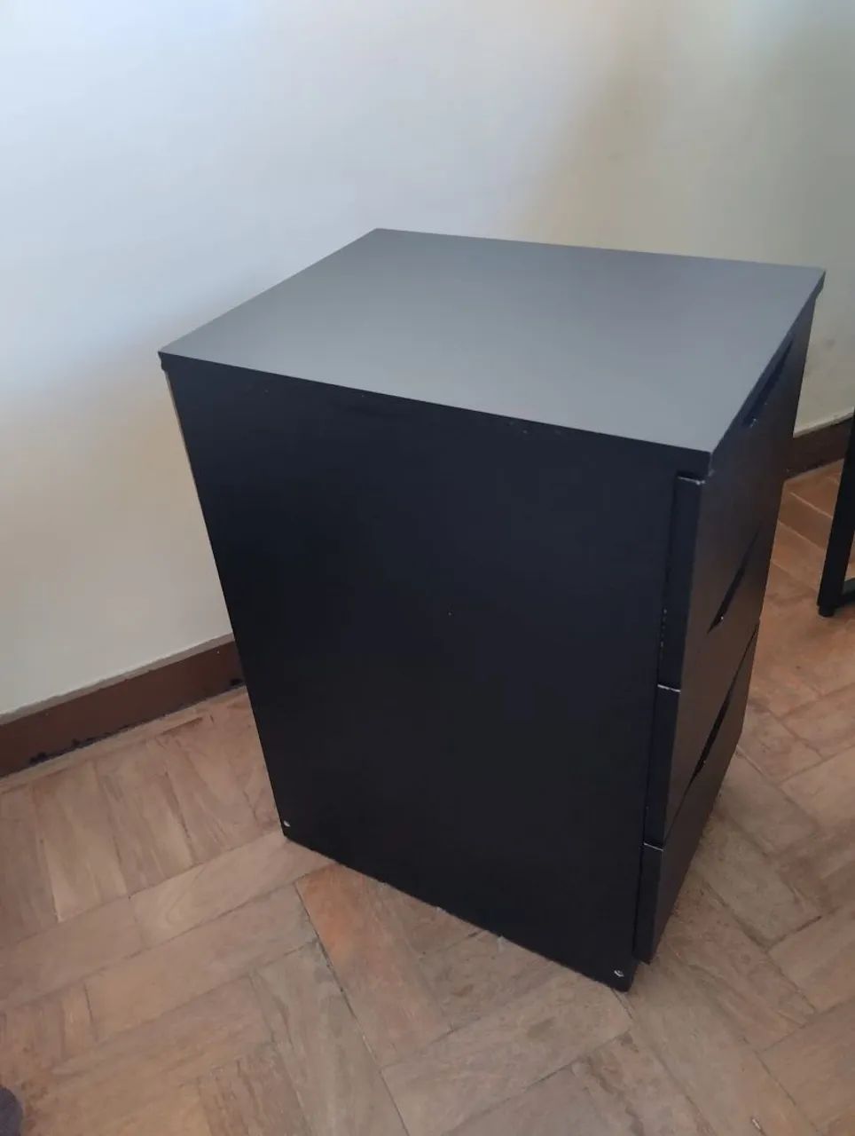 Móvel gaveteiro preto multiusos 3 gavetas - Foto 2