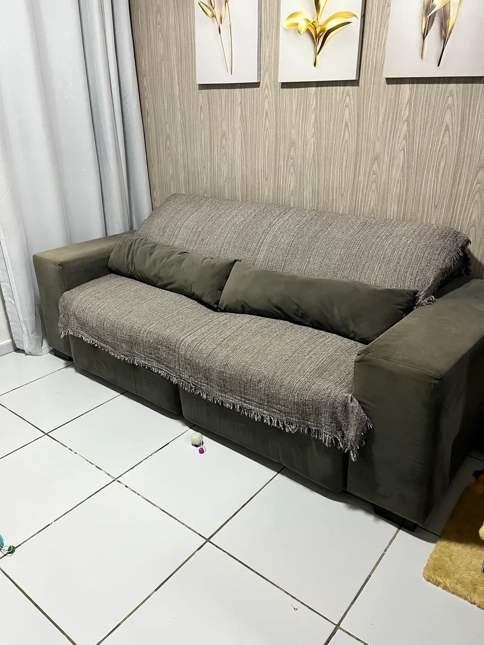 Sofá retrátil usado no precinho  - Foto 2