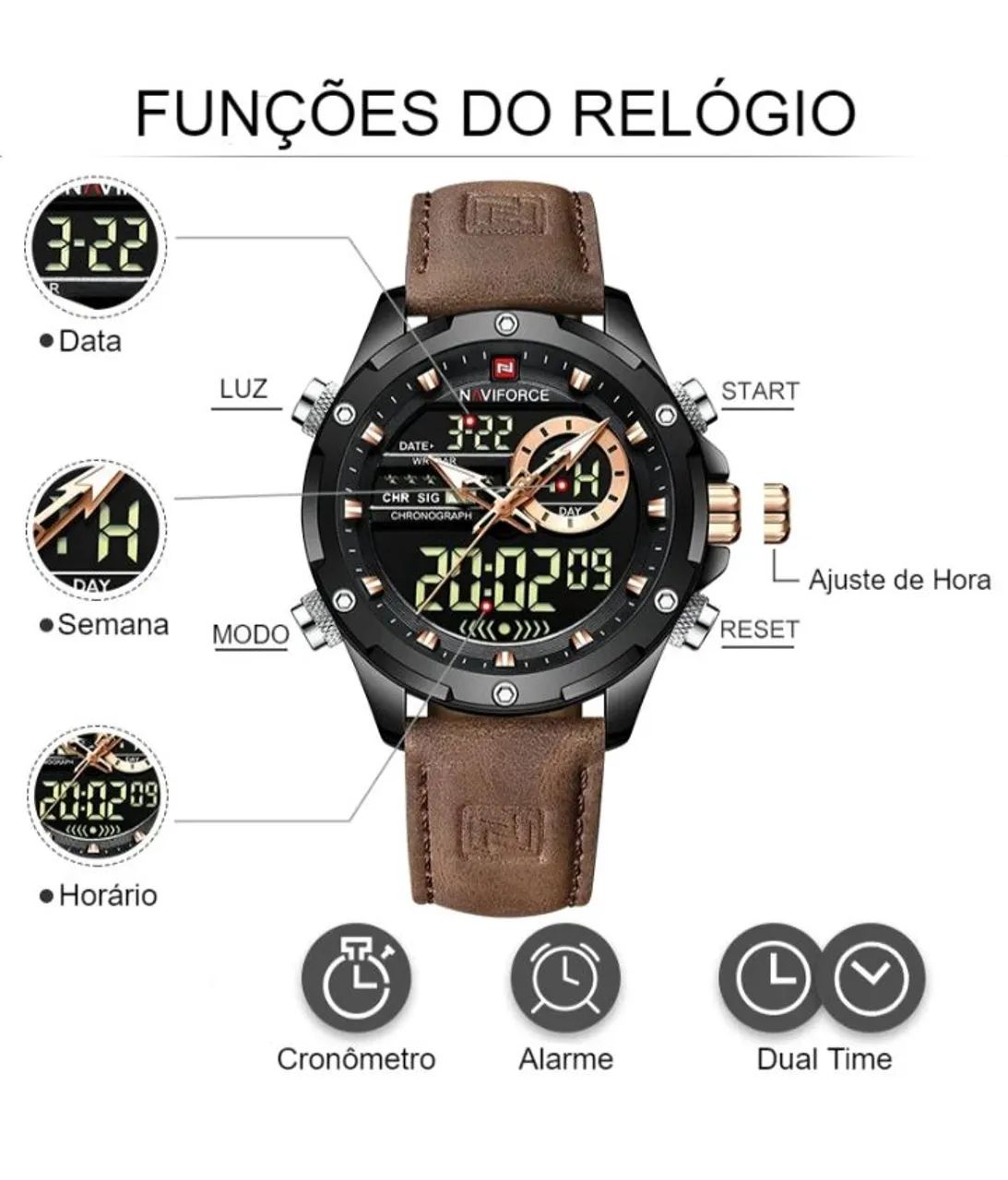 Relógio Naviforce Masculino  - Foto 4