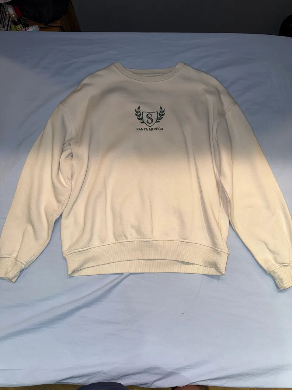 Moletom Santa Monica branco - tamanho P