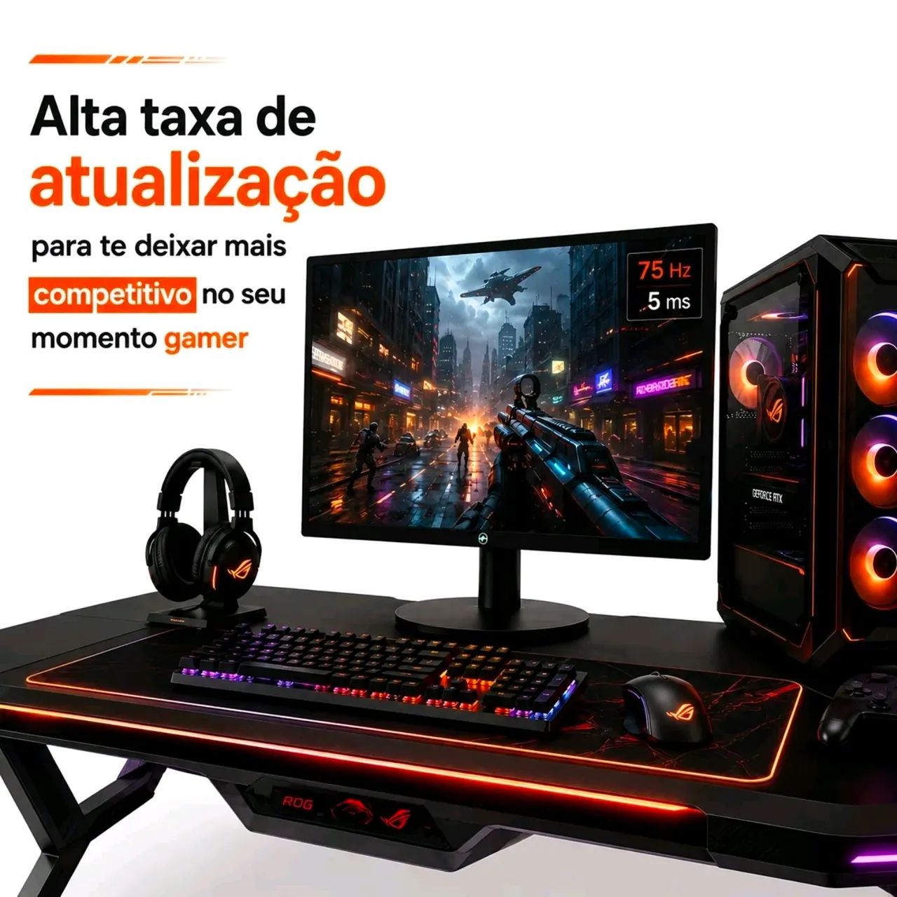 MONITOR GAMER LED 20 Brazil pc - Foto 2