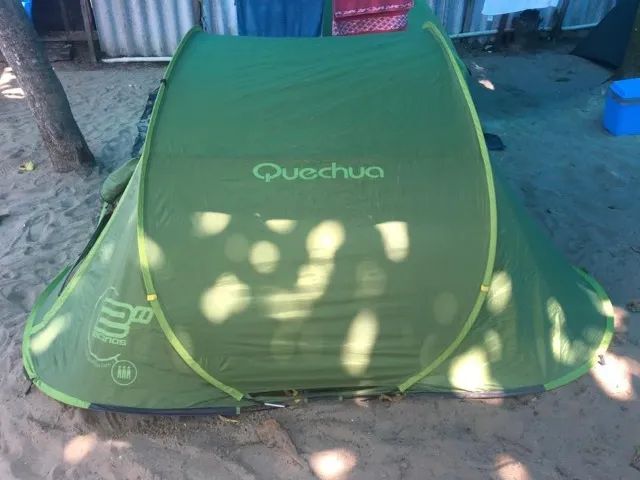 Barraca de Camping Quechua 2 Seconds para 3 Pessoas - Verde