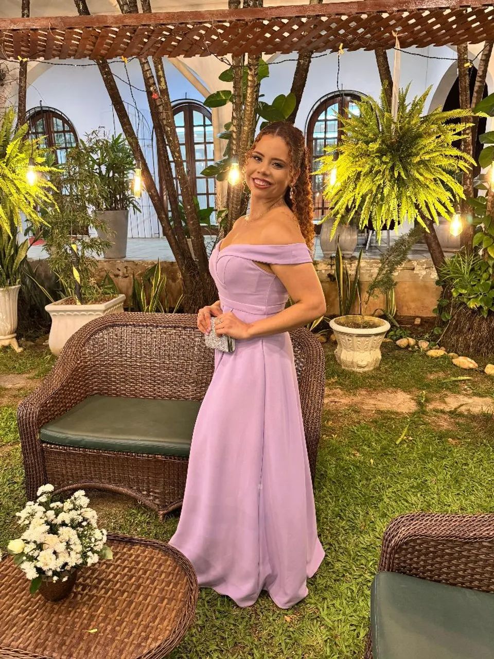 Vestido de Festa Longo Lilás - Foto 3
