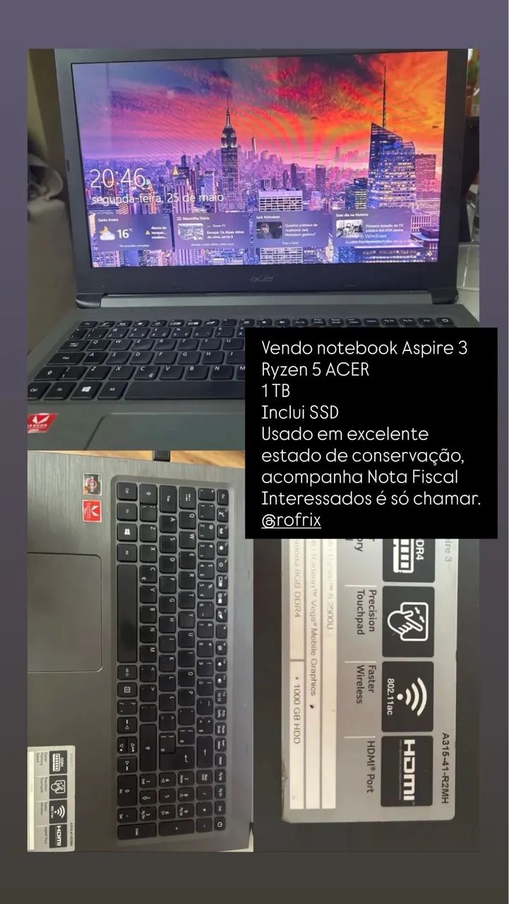 Notebook Acer 