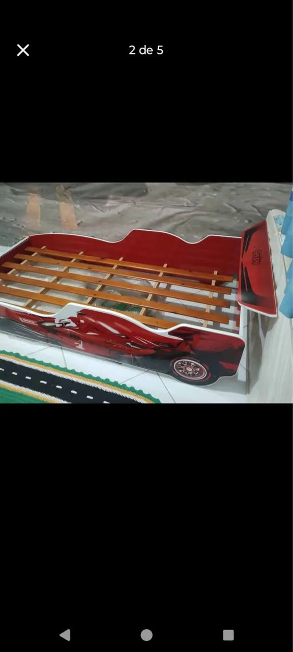 Cama carro semi nova