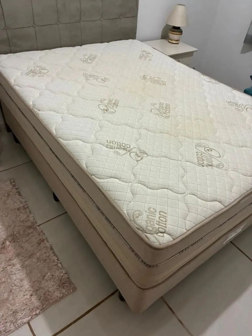 cama de casal Gran Melia (colchão de mola ensacada, box e cabeceira) - Foto 4