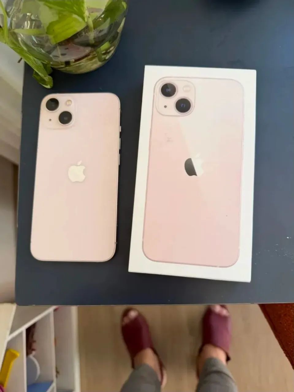 Iphone 13 rose 128gb todo original impecável  - Foto 2