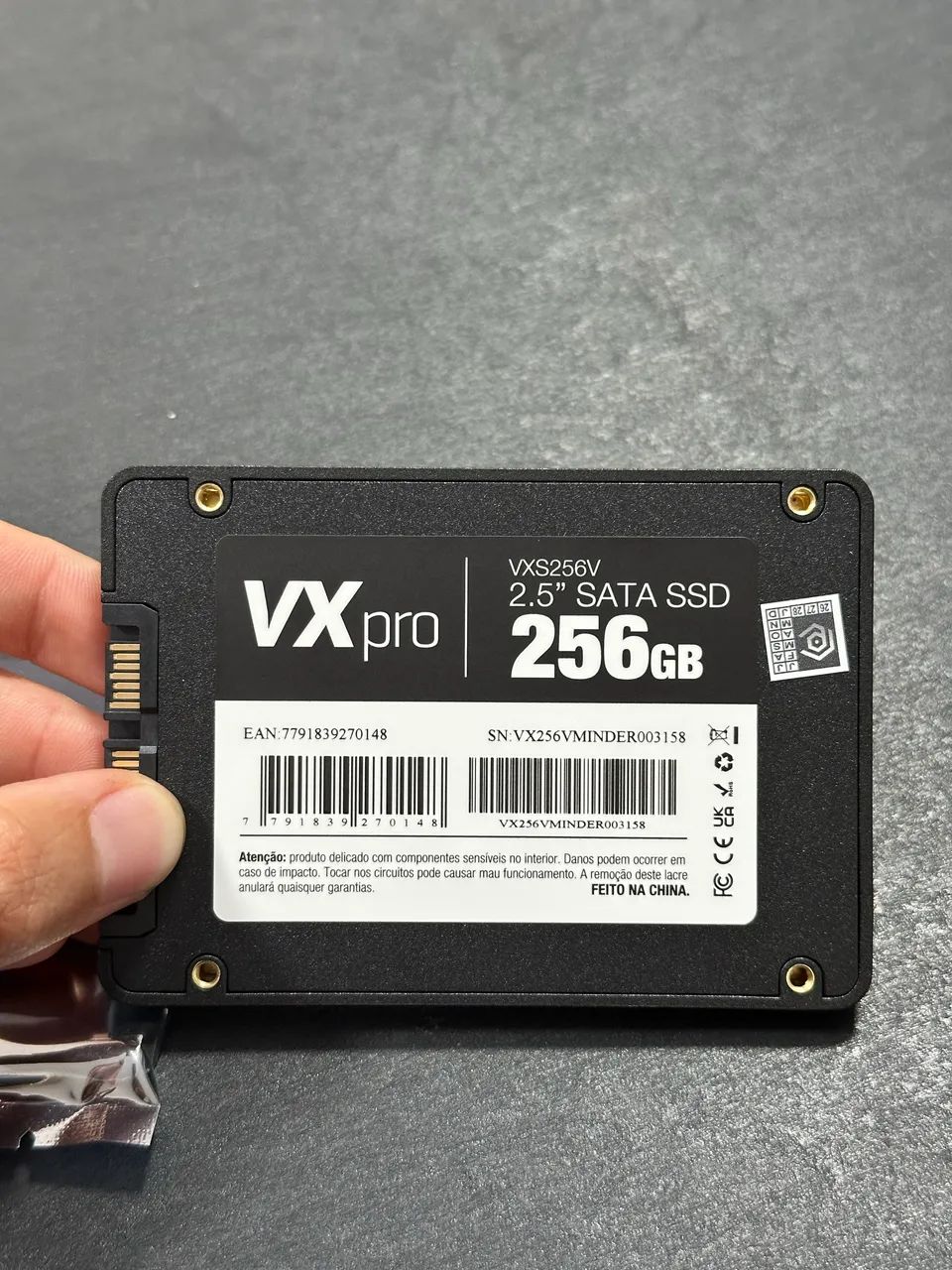 SSD 256gb sata3 com Windows 10/11
