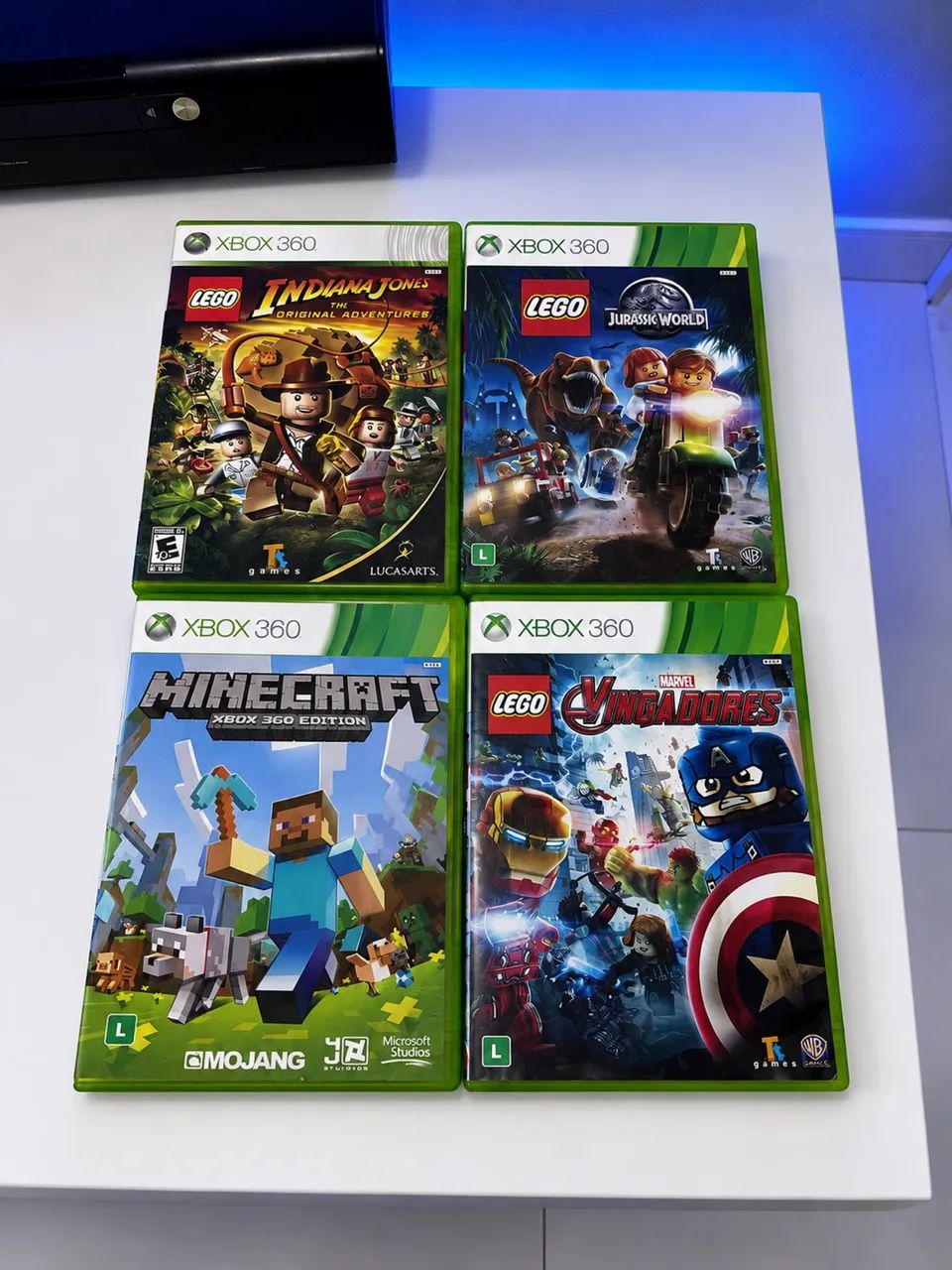 ? XBOX 360 +KINECT + 2 CONTROLES + JOGOS - Foto 4