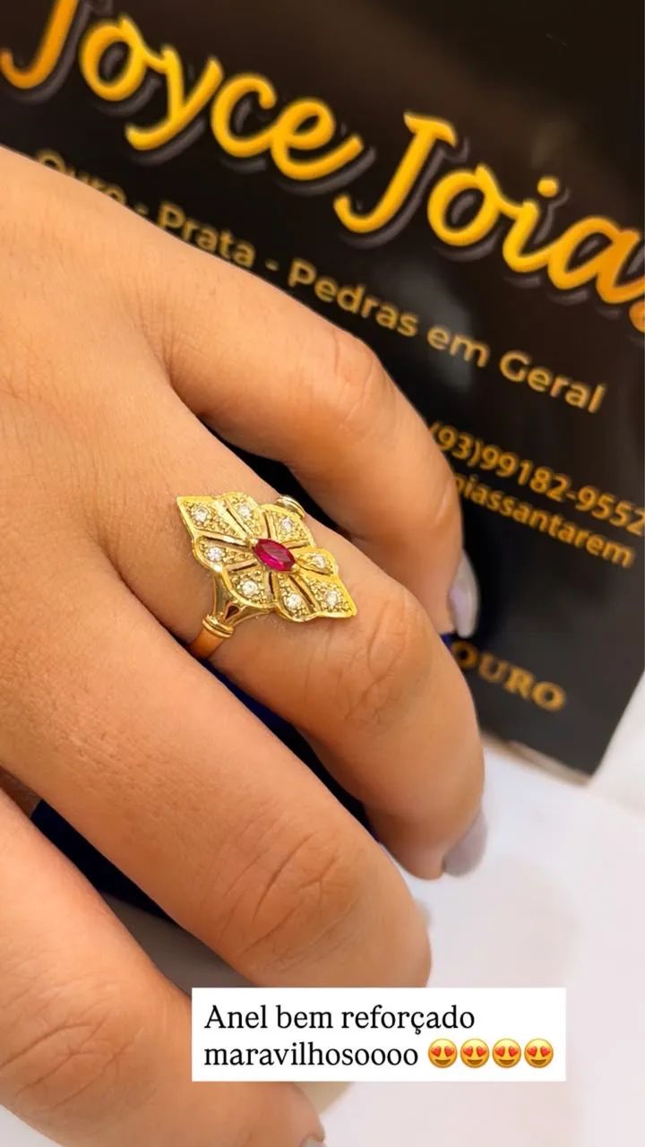 Marquize em ouro 18k - Foto 2