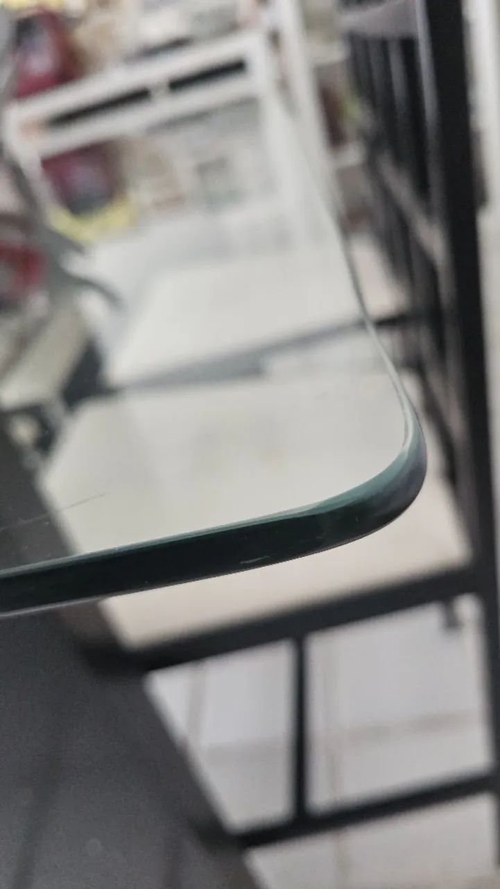 Conjunto de mesa jantar com 4 cadeiras e tampo de vidro  - Foto 5