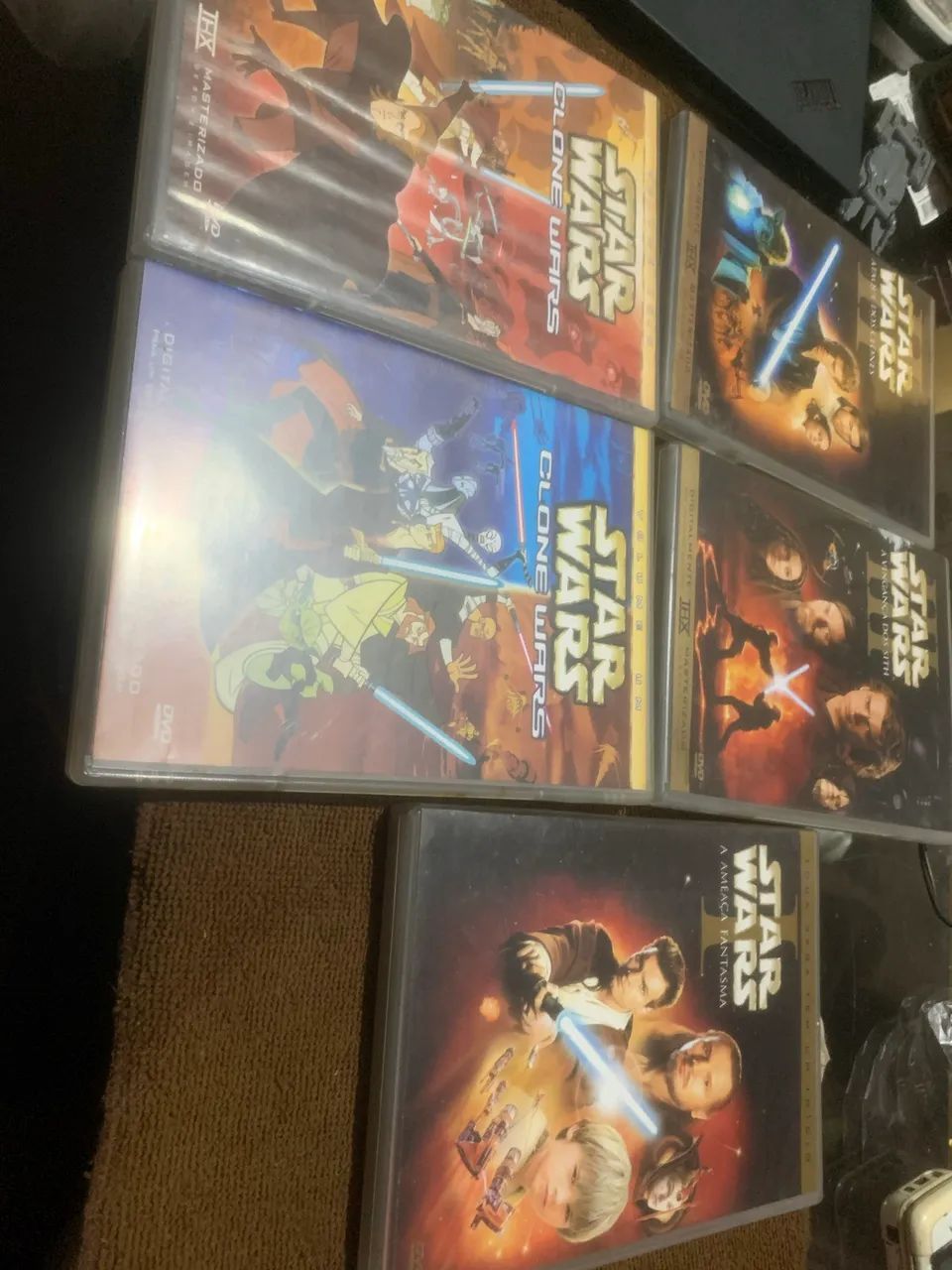 Nove. DVDs da franquia Star Wars,  - Foto 5