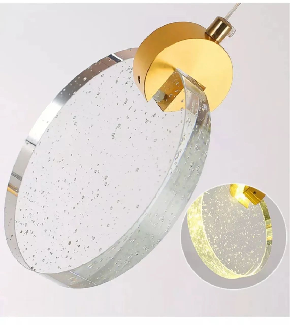 Luminária Moderna Crystal Led - Foto 4