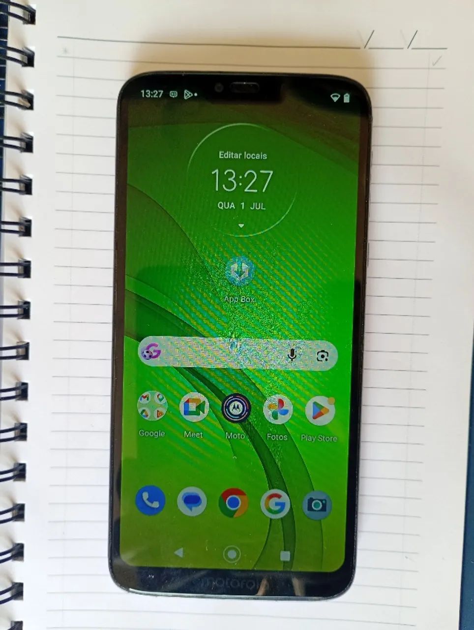 Celular Motorola G7 Power 64 gigas conservado tudo funcionando perfeitamente.