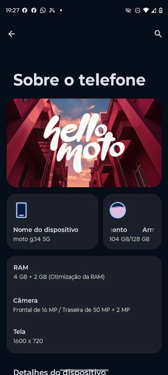 Vendo com urgência MotoG 34 seminovo - Foto 2