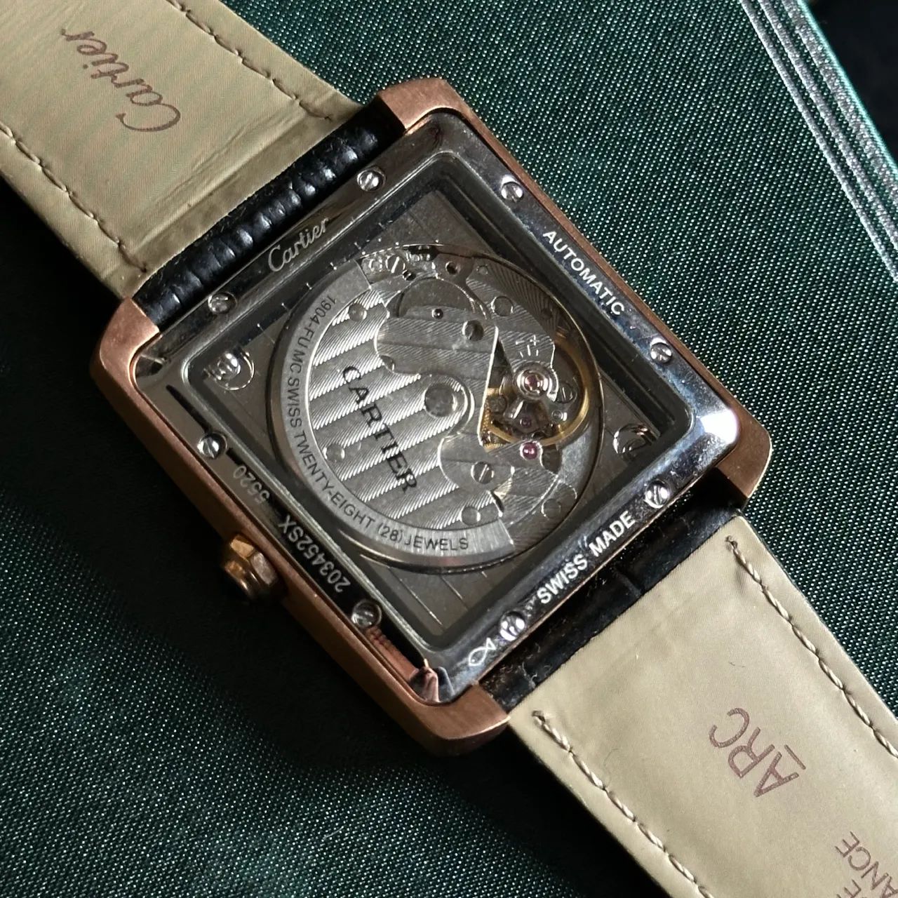 Relógio inspiração Cartier Tank MC Large - Foto 3