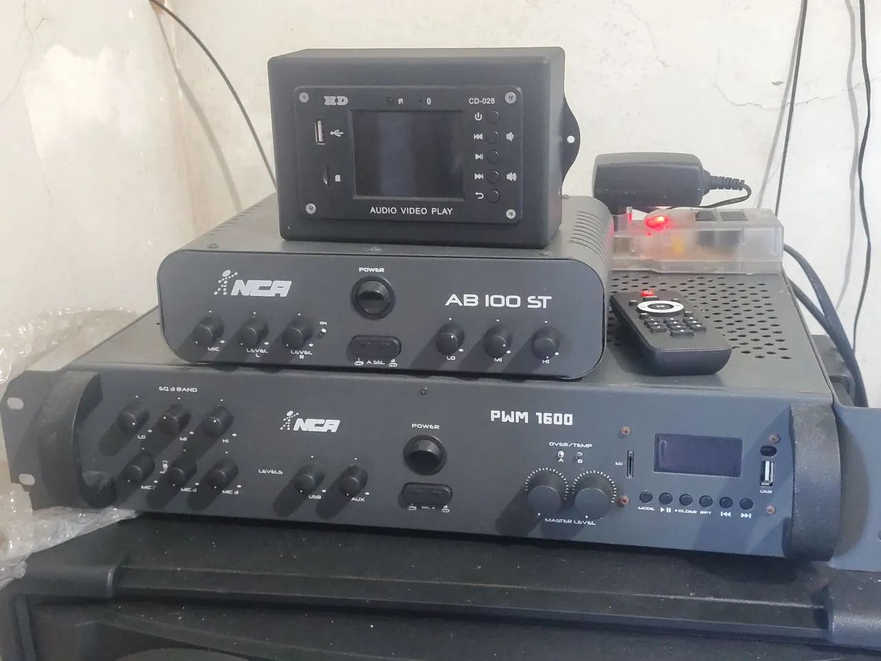 Vendo Som completo estéreo alta qualidade. - Foto 2