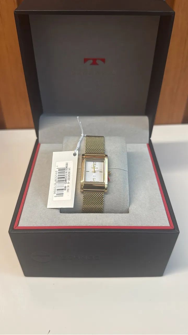 Relógio Technos Feminino Mini Dourado 2035NDE/1K - Foto 2
