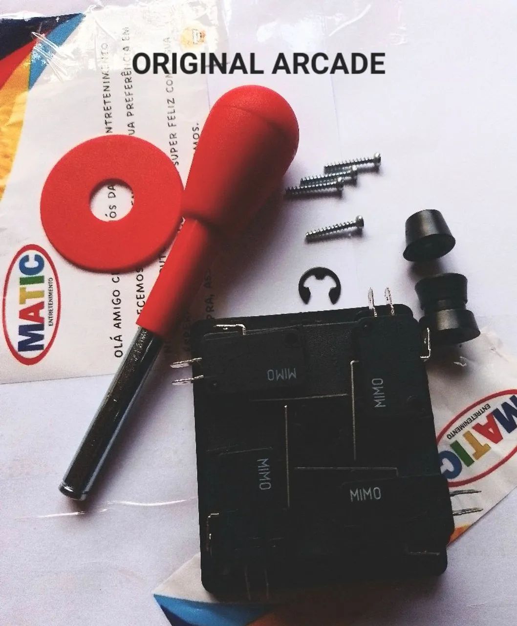 fliperama, comando analógico original arcade. - Foto 4