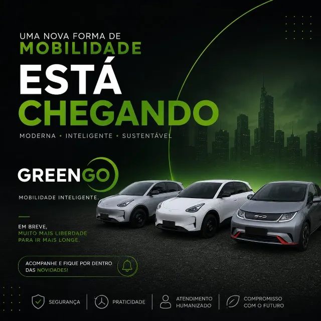 ALUGUEL DE CARRO ELÉTRICO PARA APP