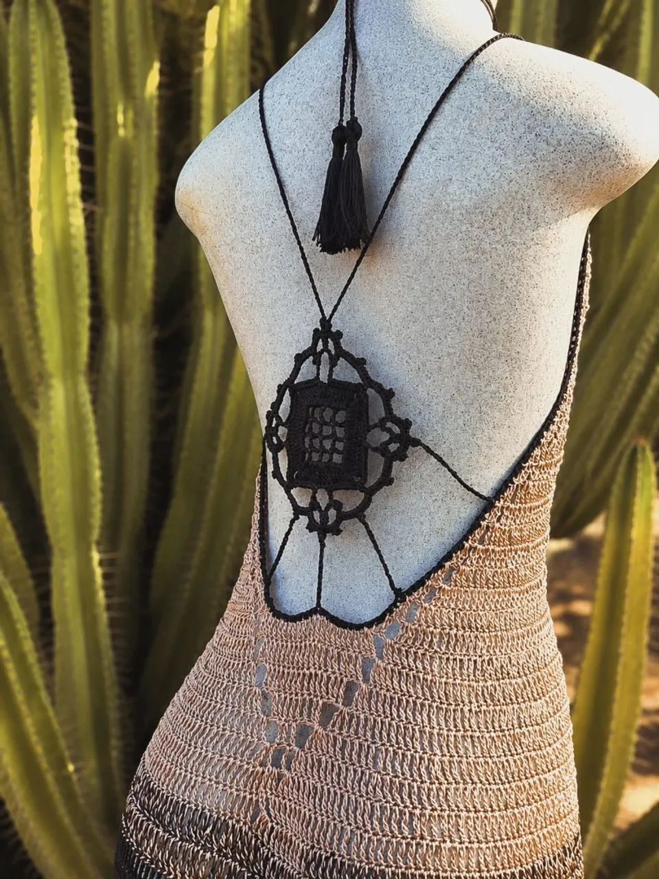Vestido de crochê, handmade, saída de praia  - Foto 5