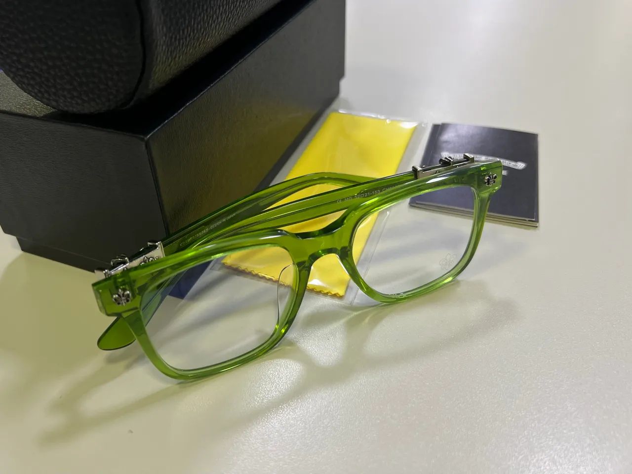 armação óculos chrome hearts 9203 / urban green