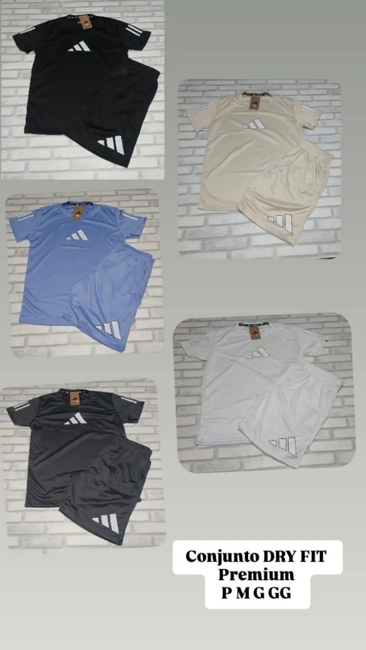 kit dry fit adidas atacado 35$ varejo 50$ 
