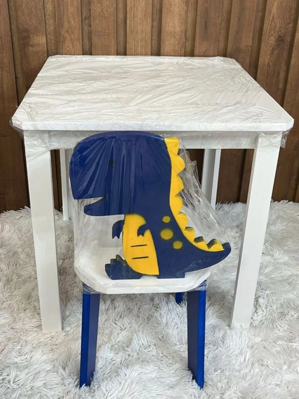 Mesa e cadeira infantil mdf novo - Foto 3