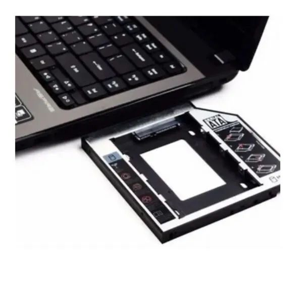 Adaptador Universal "caddy" para 2º HD/SSD/DVD Notebook/laptop 9mm 9,5mm