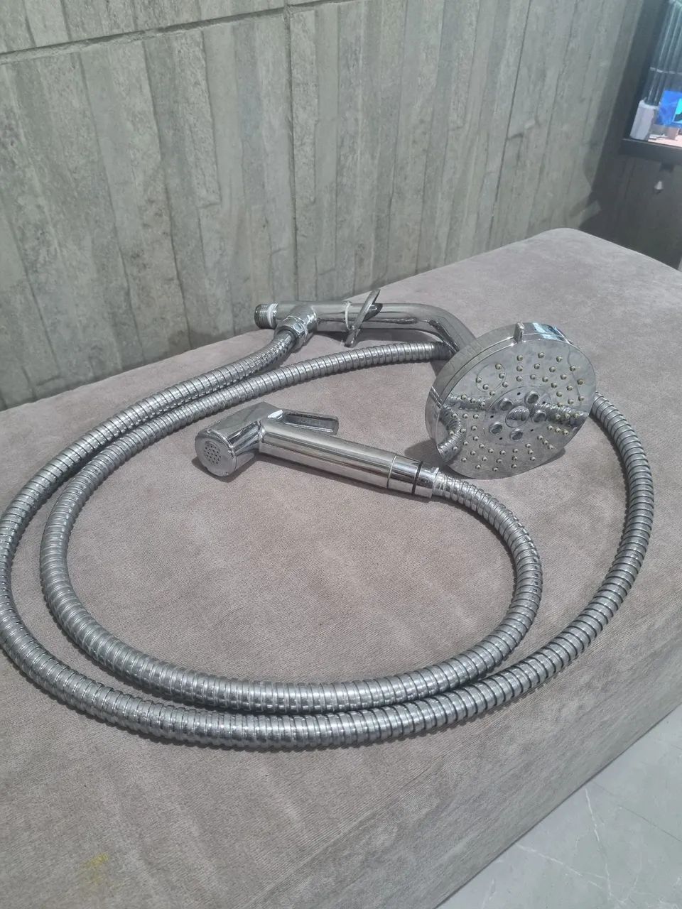 Chuveiro inox lorenzeti para gas central - Foto 4