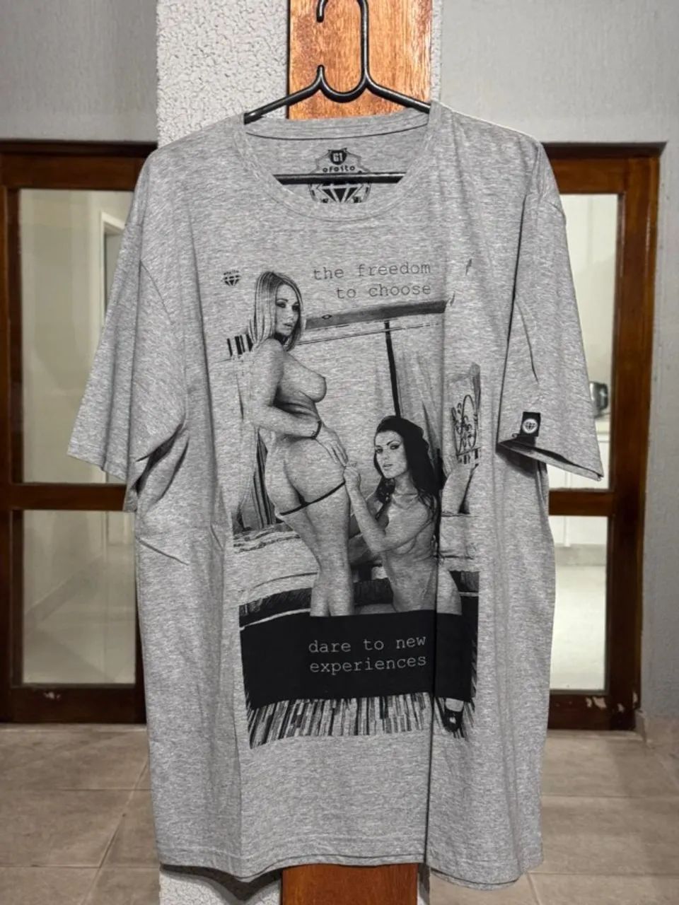 Lote 4 Camisetas Masculinas GG Plus Size Estilo Premium Estampadas - Foto 3