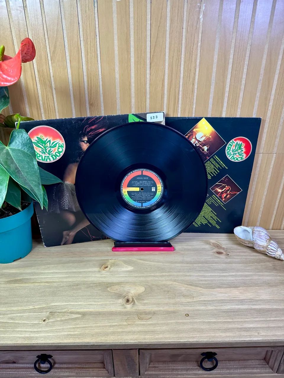 Lp Herva Doce - Erva Venenosa (1982)  - Foto 4