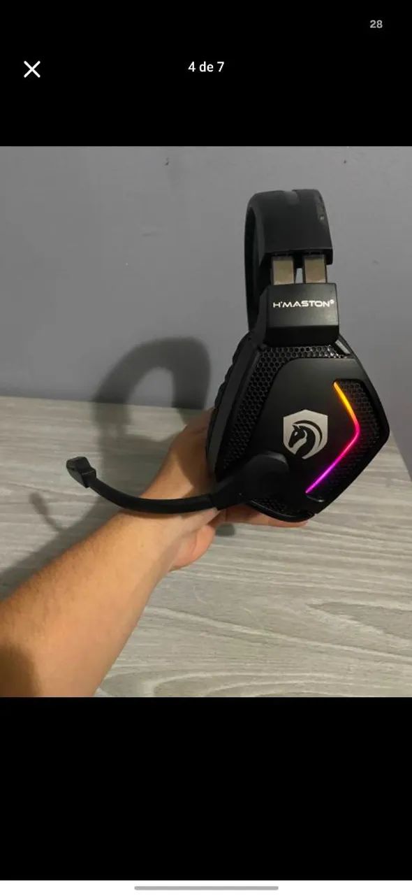 Headset Gamer com RGB