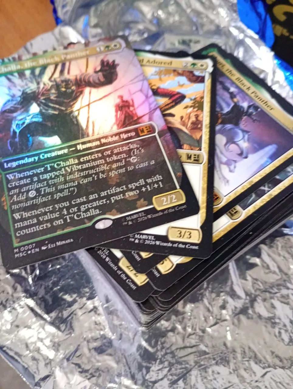 Deck comander Pantera Negra Marvel