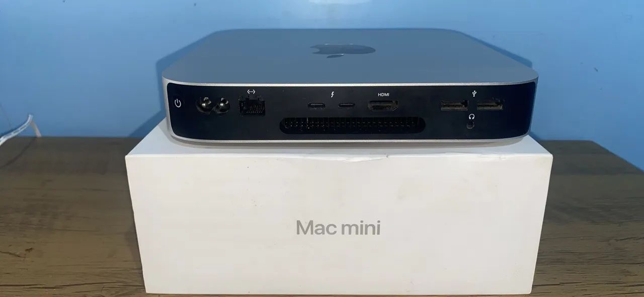 Mac Mini M2 Apple 8GB RAM 256GB SSD + Caixa, Nota Fiscal e Cabo de