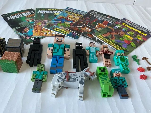 Bonecos -  Minecraft + Gibis - Foto 5