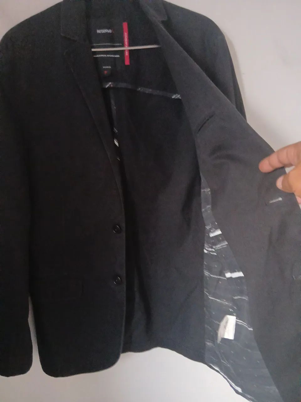 Blazer masculino original Reserva preto P - Foto 3