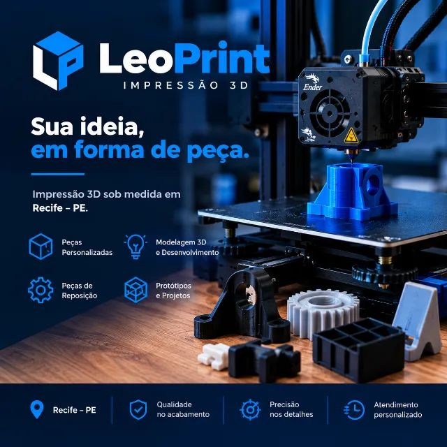 Impressão 3D Sob Medida, Peças Personalizadas e Protótipos