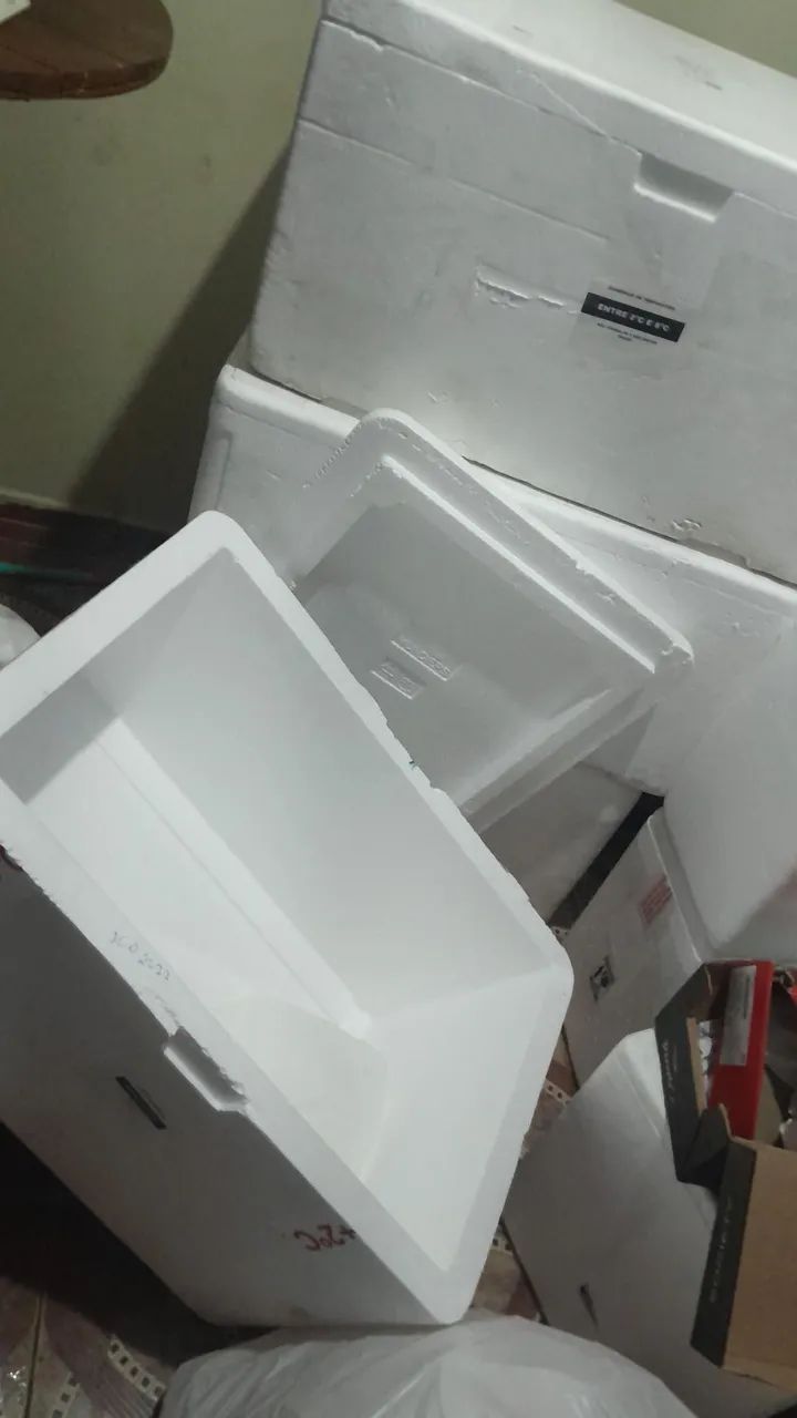 Caixa de isopor 