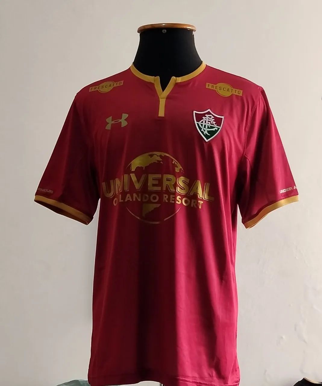 Camisa Fluminense Under Armour Grená 2017 jogador  - Foto 6