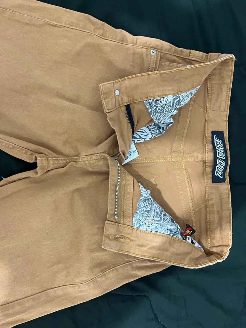 Calça Santa Cruz original 38 caramelo - Foto 4